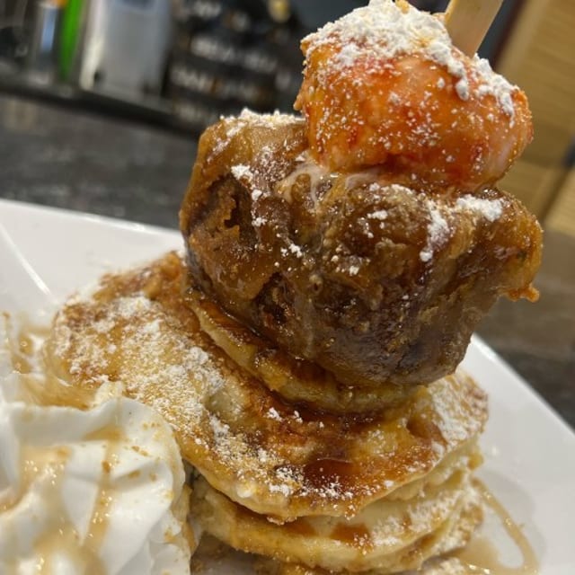 Pineapple Upside Down Pancakes.